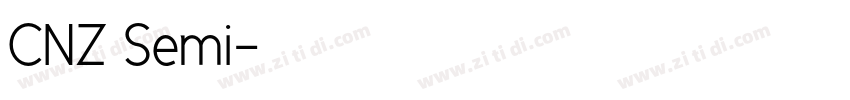 CNZ Semi字体转换